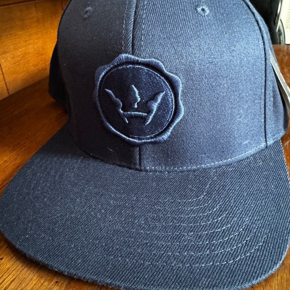 BNWT Highsnobiety Navy Blue Cap with Embroidered Logo